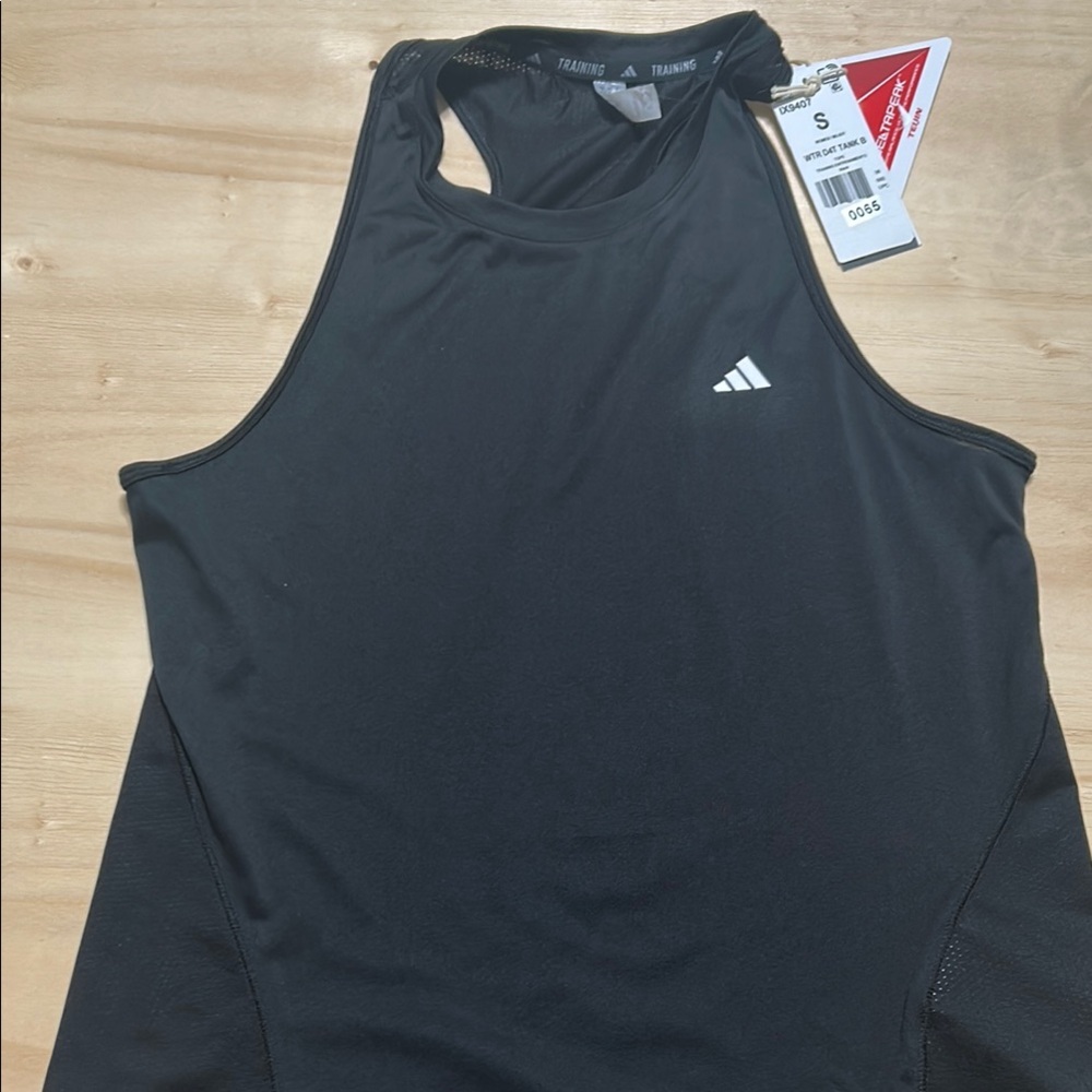 Adidas WTR D4T Tank B Womens Training Racerback Athletic Top Black IX9407 Size S